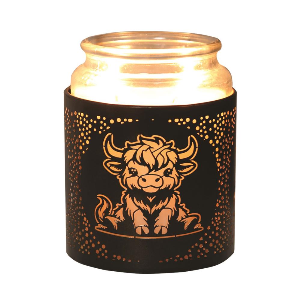 Aroma Black & Gold Highland Jar Sleeve & Wax Melt Warmer Extra Image 3